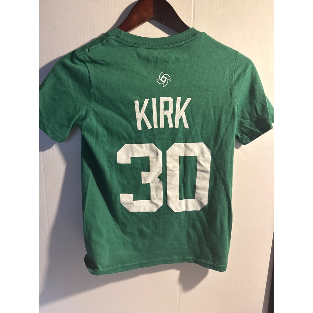 Nike Mexico WBC Alejandro Kirk 30 Youth Small Green Baseball T-Shirt NWT